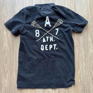 Aeropostale navy lacrosse polo shirt